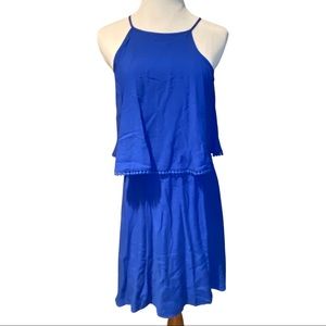 Xhilaration | Women's Royal Blue Sleeveless Mini Bohemian Dress | Size XS
